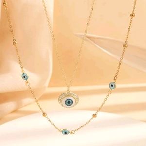 NEW Evil Eye 2 necklace set